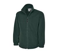 Uneek UC604 Classic Full Zip Micro Fleece Jacket 300GSM Bottle Green X XS