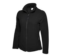 Uneek UC607 - Black - XS - Ladies Classic Full Zip Fleece Jacket Xtra Small