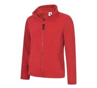 Uneek UC608 Ladies Classic Full Zip Fleece Jacket Red S Colour: Red, S S