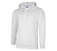 Uneek UC509 Deluxe Hooded Sweatshirt Black 4XL Colour: Black, Size: 4X 4XL