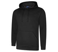 Uneek UC509 Deluxe Hoodie 280GSM Black M Colour: Black, Size: M M