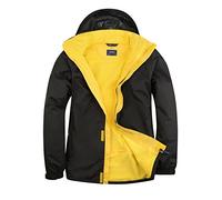 Uneek UC621 - Deluxe Outdoor Jacket GSM - Black - XX Large - 2XL