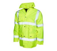 UNEEK UC803 Hi Vis Safety Jacket Road Safety Waterproof Reflective 3 PACK