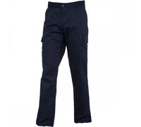 Uneek UC905 Womens Cargo Trousers Navy Size: UK 18 Inside Leg: 30&quot UK 18 30"