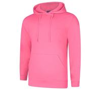 Uneek UC509 Deluxe Hooded Sweatshirt Candy Floss M Colour: Candy Floss M