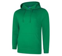 Uneek UC509 Deluxe Hooded Sweatshirt Kelly Green 2XL Colour: Kelly Gre 2XL