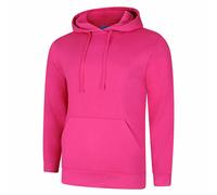 Uneek Unisex Deluxe Hooded Sweatshirt Soft Casual Jumper Mens Pullover Hoody