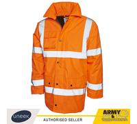 Un lothing Unisex Adults Hi Vis Road Safety Jacket UC803