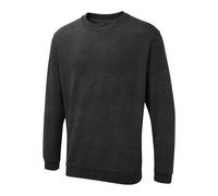 UNEEK Unisex Sweatshirt Plain Mens Sweater Work Wear Jumper Pullover Top UX3