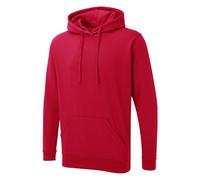 The UX Hoodie - Reactive Dyed Uneek Clothing Red L