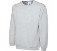 Uneek UX7 The UX Childrens Sweatshirt Heather Grey 11/13 YRS Colour: H 11/13 YRS