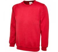 Uneek UX7 The UX Childrens Sweatshirt Red 7/8 YRS Colour: Red, Chest S 7/8 YRS