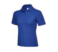 Uneek - Women's/ladies Classic Poloshirt - 50% Polyester 50% Cotton - Royal - Size Xs