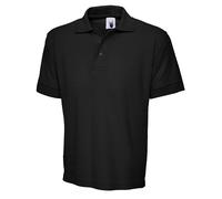 Uneek Work Shirt Top Smooth Soft Unisex Premium Mens Polo Neck Extended Back