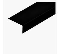 Unequal Black Plastic PVC Corner 90 Degree 1 Meter Trim Wall Corner Guard Edge Protector TMW Profiles (30mm x 20mm x 1M)