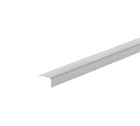 UNEQUAL Light Grey 2.5 Meter (98.42inch) Plastic PVC Corner 90° Angle Wall Corner Guard Edge Protector TMW Profiles (20x10 mm)