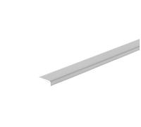 UNEQUAL Light Grey 2.5 Meter (98.42inch) Plastic PVC Corner 90° Angle Wall Corner Guard Edge Protector TMW Profiles (17x5 mm)