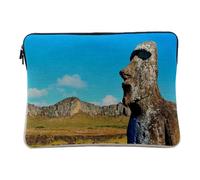 UNESCO UNESCO World Heritage Statue Linen Look Laptop Case for Computer and Tablet - 10 Inches - Printed in France