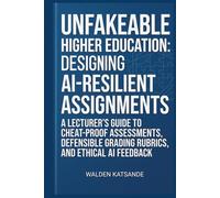 Unfakeable Higher Education: Designing AI-Resilient Assignments: A Lecturer’s Guide to Cheat-Proof Assessments, Defensible Grading Rubrics, and Ethical AI Feedback