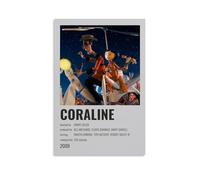 UNFANRWZW Coraline Classic Movie Minimalist Poster Decorative Painting Canvas Wall Art Living Room Poster Bedroom Painting Wall Art Picture Print Modern Family Room Decor 24 x 36 Inches (60 x 90 cm)