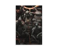 UNFANRWZW Dark Souls Game Classic Art Poster Decorative Painting Canvas Wall Art Living Room Poster Bedroom Painting Wall Art Picture Print Modern Family Room Decor 24 x 36 inches (60 x 90 cm)
