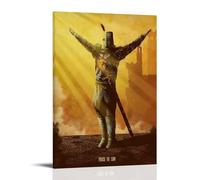 UNFANRWZW Dark Souls Praise The Sun Game Poster Decorative Painting Canvas Wall Art Living Room Poster Bedroom Painting Wall Art Picture Print Modern Family Room Decor 16 x 24 inches (40 x 60 cm)