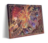 UNFANRWZW Genshin Impact Game Mavuika Eye Poster Decorative Painting Canvas Wall Art Living Room Poster Bedroom Painting Wall Art Picture Print Modern Family Room Decor 12 x 18 Inches (30 x 45 cm)