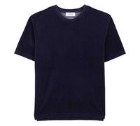 Unfeigned | Basic T-Shirt Velour | Men's | Luxury Tee | Navy Blue XL
