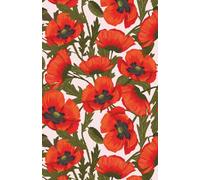 Unfiltered Thoughts, Chaotic Poppies: A lined journal encouraging you to up space.