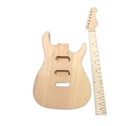 Unfinished DIY Electric Guitar Including Guitar Neck And Guitar Body Set