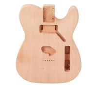 Unfinished Electric Guitar Body, Mahogany DIY Guitar Blank for Professional Musicians, Premium Wood Replacement Part with Smooth Craftsmanship for Custom Build (GSB11)