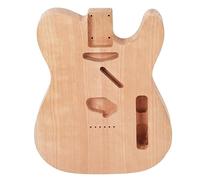 Unfinished Electric Guitar Body, Mahogany DIY Guitar Blank for Professional Musicians, Premium Wood Replacement Part for Custom Guitar Building Projects (GSB10)