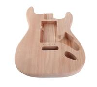Unfinished Electric Guitar Body, Mahogany DIY Guitar Blank for Professional Musicians, Premium Wood Replacement Part for Custom Guitar Building Projects (GSB09)