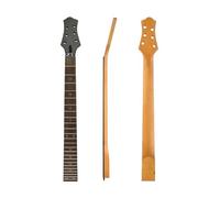 Unfinished Electric Guitar Neck Maple Body 24 Fret Guitar Neck Replacement Guitar DIY Repair Parts Rosewood Fingerboard