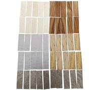 Unfinished Exotic Fingerboard Wood Veneer Sheet,1.5" x5.5",50 Pieces Without Paper 1/60" Thickness,Ideal for Fingerboard Wooden Boards Deck Mold Woodworking Woodcraft