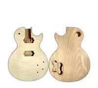 Unfinished For LP Style Electric Guitar Body Mahogany Wood One Piece Wood Made DIY Electric Guitars Parts Accessories