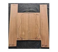 Unfinished Guitar Making Material Africa 3A Grade Black Walnut Ebony Guitar Full Veneer Back Side Production Material(25)