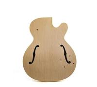 Unfinished Guitar Making Material Jazz Guitar Body Is Made Of Solid Wood With Maple Plywood On The Back And Side Panels(F)