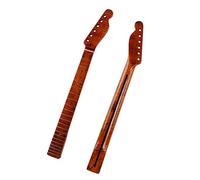 Unfinished Guitar Neck 21 Frets Tiger Flame Maple Neck With Glossy Yellow Paint Electric Guitar Neck Guitar Accessories Parts