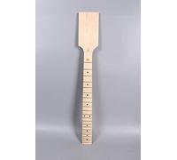 Unfinished guitar neck 22 fret For TL ST electric guitar Maple Fretboard Paddle head DIY Guitar Dot Inlay (24inch)