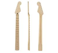 Unfinished Guitar Neck 22 Fret Full Scalloped Neck With Wavy Fretboard For ST Electric Guitar