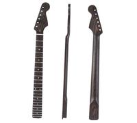 Unfinished Guitar Neck 22 Fret Wenge Neck Colorful Shell Sound Points Cow Bone Nut For ST Electric Guitar