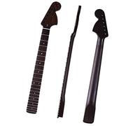 Unfinished Guitar Neck 22 Frets Right Hand Wenge Electric Guitar Neck Fretboard Inlay Dots Matte Paint Truss Rod Guitar Accessories (Color : 03)