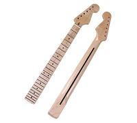 Unfinished Guitar Neck 6 String Electric Guitar Neck High Gloss Yellow 21 And 22 Frets Full Canada Maple For ST Guitar Neck (Color : 1-8)