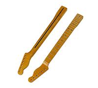 Unfinished Guitar Neck Electric Guitar Neck One Piece Canada Flame Maple Guitar Neck 21 Frets Guitar Neck High Gloss 5.6cm Width
