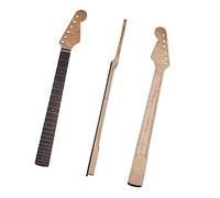 Unfinished Guitar Neck Finished DIY Guitar Necks With 22 Frets Rosewood Fingerboard Canada Maple For Electric Guitar Neck Replacement