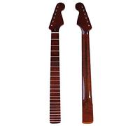 Unfinished Guitar Neck For ST Electric Guitar Neck Roasted Flame Maple 6 String Guitar Neck 22 Frets Guitar Neck 5.6cm Width (Color : 02)