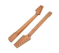 Unfinished Guitar Neck Half Paddle Guitar Headstock 22 Frets Roasted Maple Rosewood Inlay Dots Fingerboard
