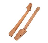 Unfinished Guitar Neck Half Paddle Guitar Headstock 22 Frets Roasted Maple Rosewood Inlay Dots Fingerboard For Electric Guitar Neck