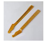 Unfinished Guitar Neck High Gloss Electric Guitar Neck For TL Neck Canada Flame Maple Wood 22 Frets 5.6cm Width (Color : Model2)